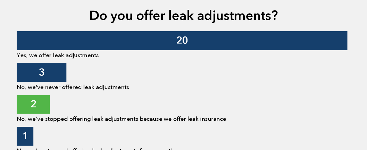 Leak Adjustments Poll Results 2020