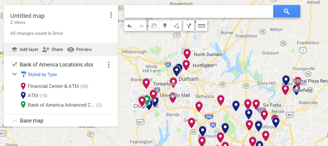 Mymaps Markers With Selected Colors