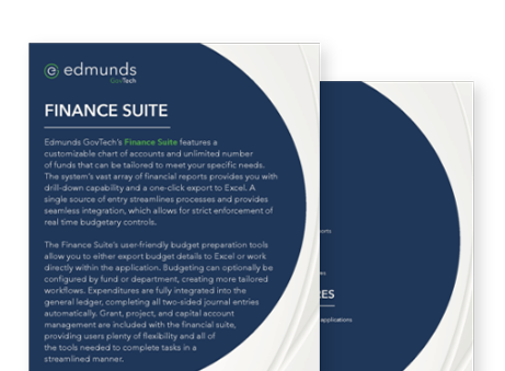 Finance Suite Product Sheet thumbnail