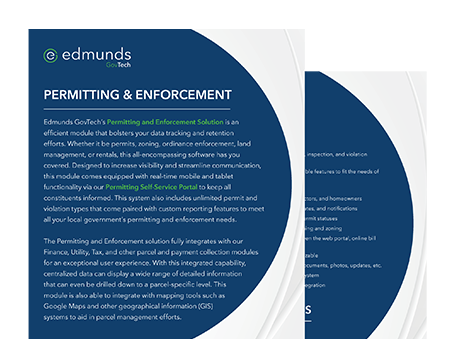 Permitting & Enforcement Product Sheet thumbnail