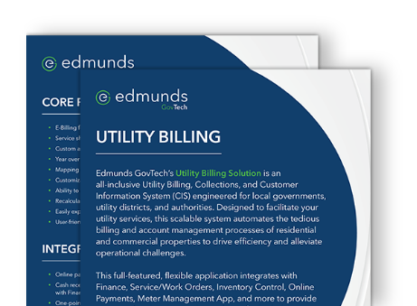 Utility Billing & Collections Product Sheet thumbnail